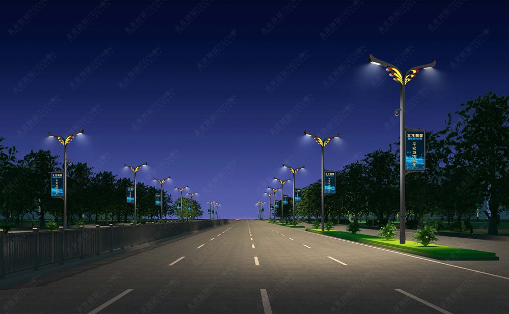 智慧路燈，智慧路燈廠家，智慧路燈屏